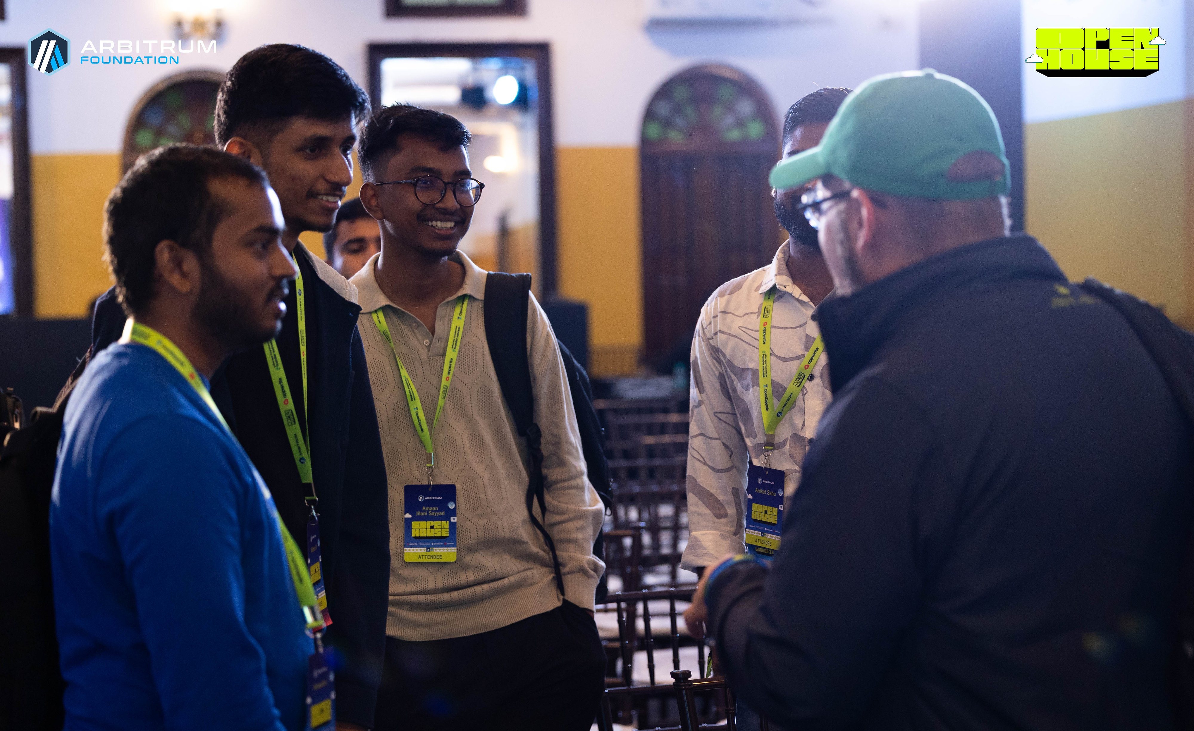 Ben with a developer community group